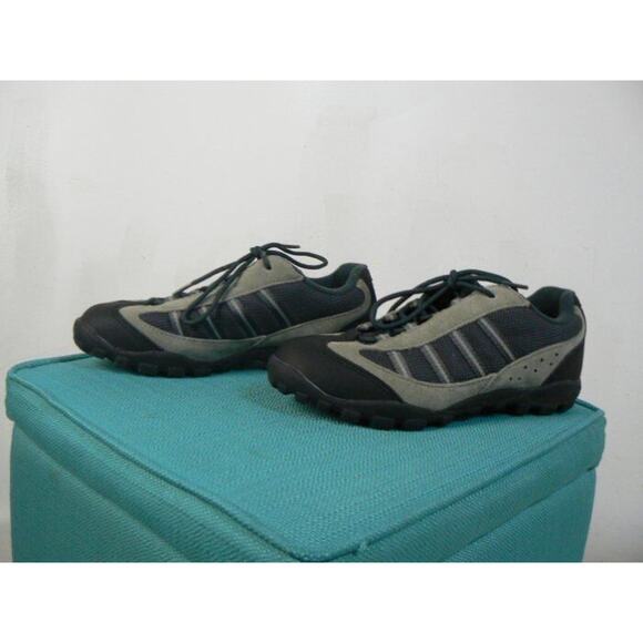 Shimano Grey Lace Up SH-M 021G Mountain Bike Cycling Shoe With Cleats 7 EUC S394 - Picture 1 of 5